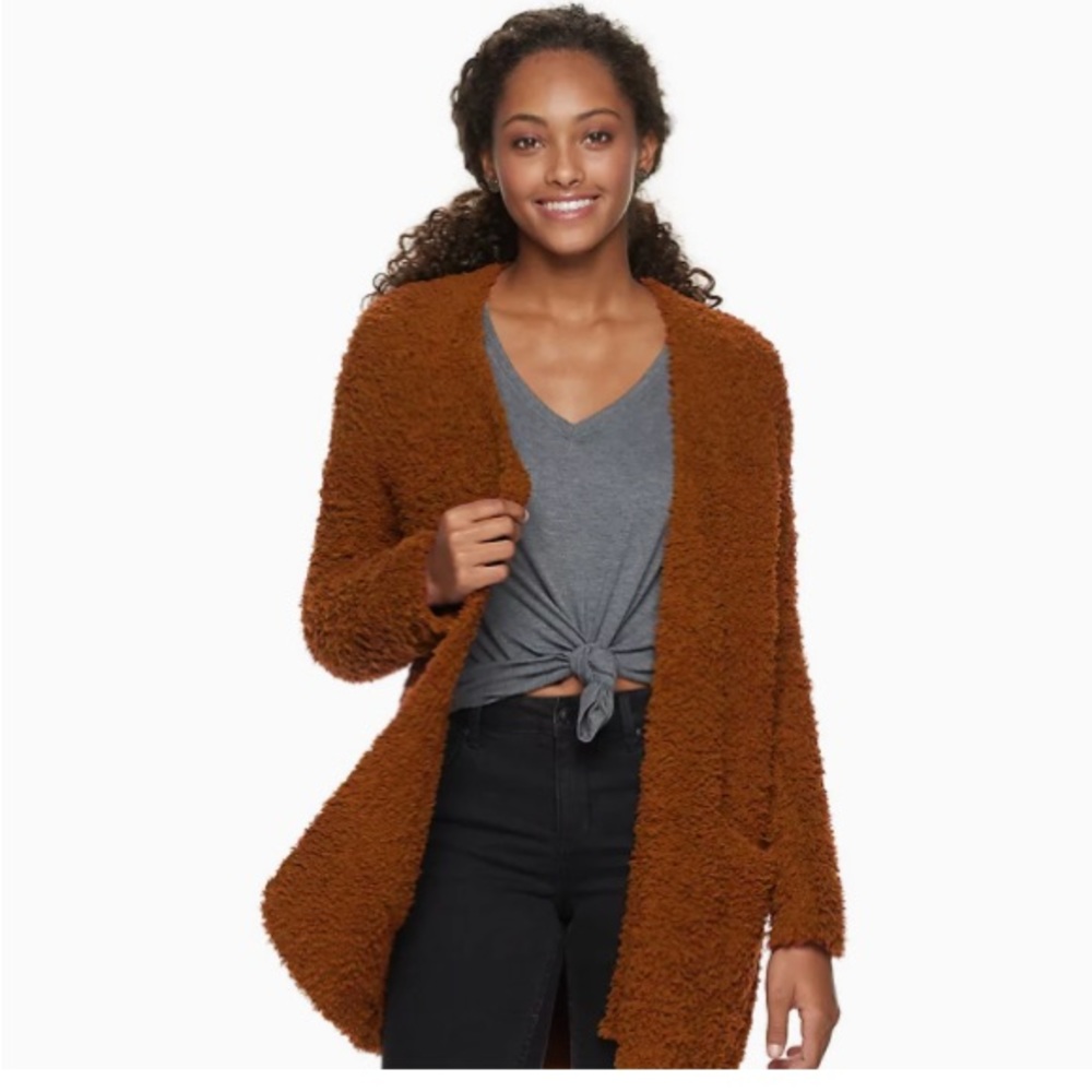 Pink Republic Teddy Cardigan